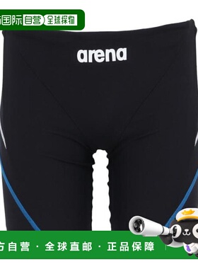 日本直邮ARENA 男士训练泳裤 AS5SWM00M BKBL [S-LL尺码] 黑色×