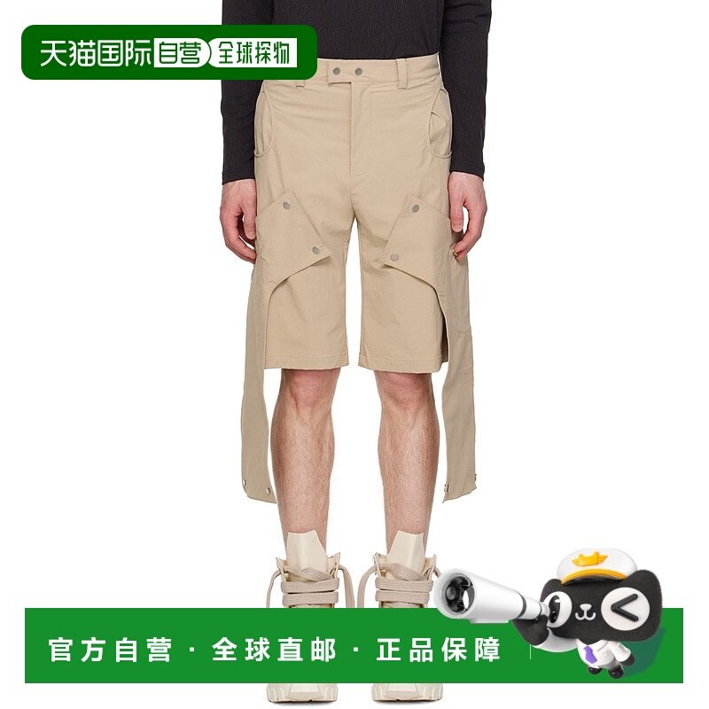 香港直邮潮奢 Uncertain Factor 男士 驼色 Atomic Domination 短