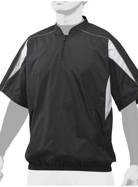 日本直邮MIZUNO 半拉链夹克棒球服装中性男女通用 12JE9V3409