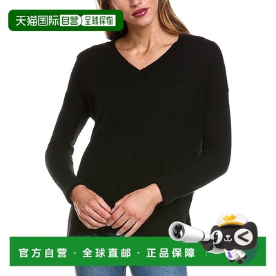 自营philosophy Oversized V-Neck Sweater - black 美国奥莱直发