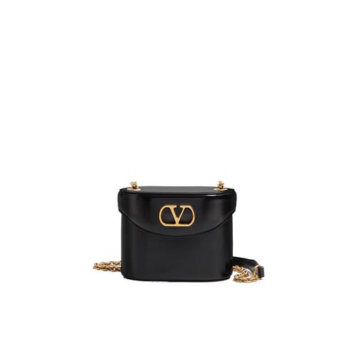 VALENTINO 女士斜挎包 WB0R95GCB0NO SS2025 黑色 徽标化妆包