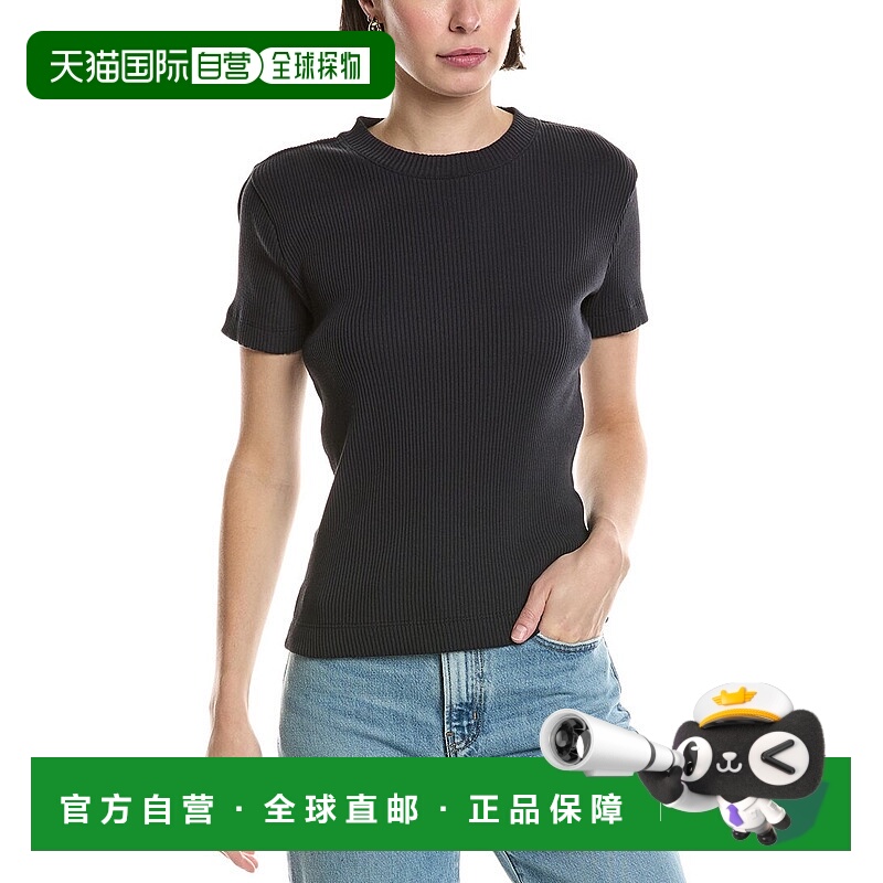 自营 Vince罗纹上衣-蓝色 美国奥莱直发女装