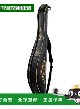 日本直邮Gamakatsu 模压硬杆盒 GC301 135cm 黑色 x 金色 (Gamaka