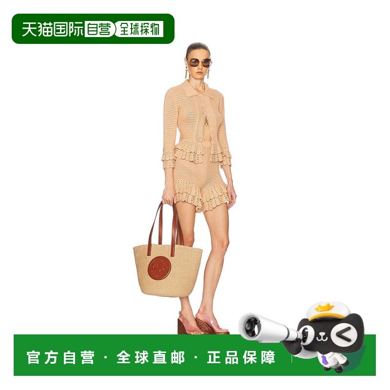 1h可退 香港直邮潮奢 Chloe 蔻依 女士 Horse Medal 大号篮子包包,箱包皮具/热销女包/男包,托特包,淘宝优惠券,粉丝福利购,淘宝优惠卷