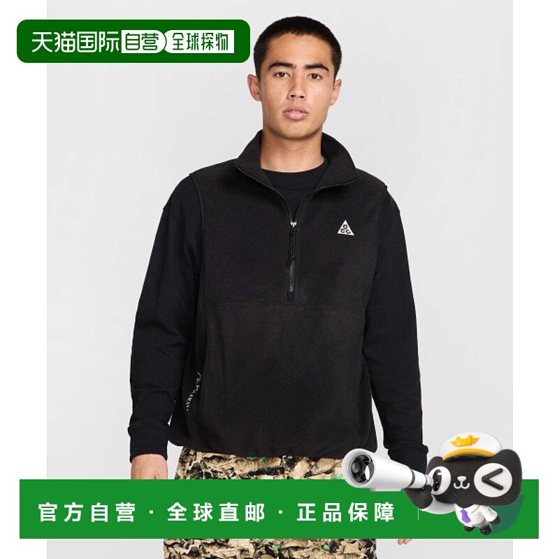 韩国直邮NIKE 男士棉马甲HJ2469-010 U ACG WOLF TREE VEST - BLA