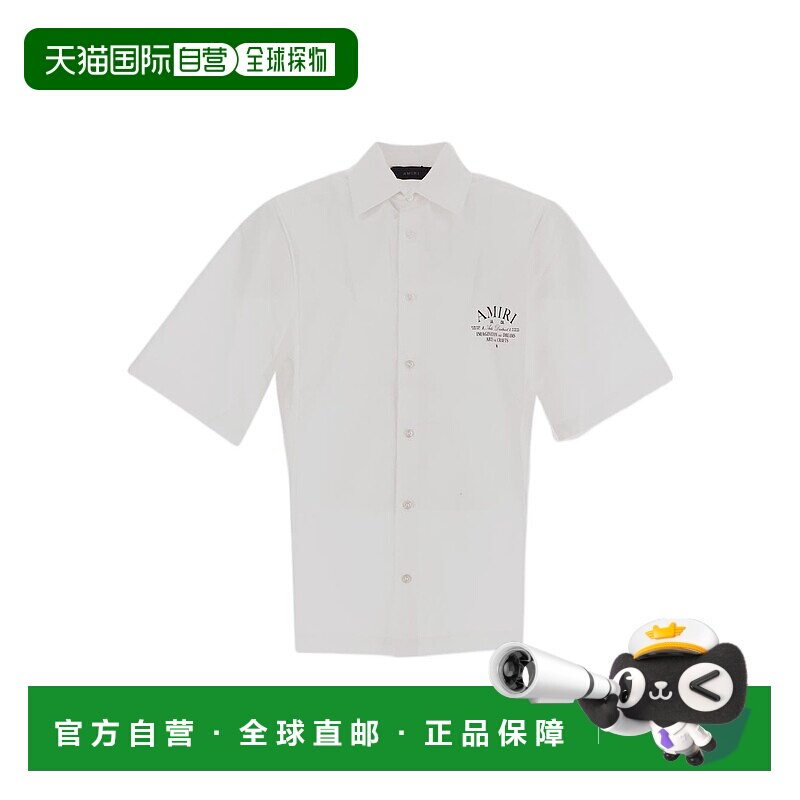 香港直邮Amiri 短袖翻领衬衫 PS24MSS021