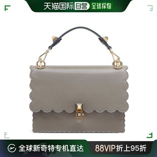 8BT283 自营｜Fendi 女士灰色小牛皮单肩包斜挎包 A18Q 芬迪