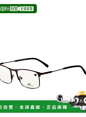 自营Lacoste Men's 54 mm Grey Opticals - gunmetal army green