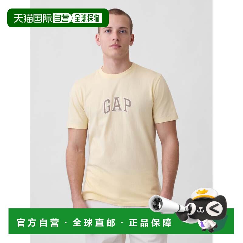 日本直邮GAP GAP 拱形标志男女通用短袖T 恤图片
