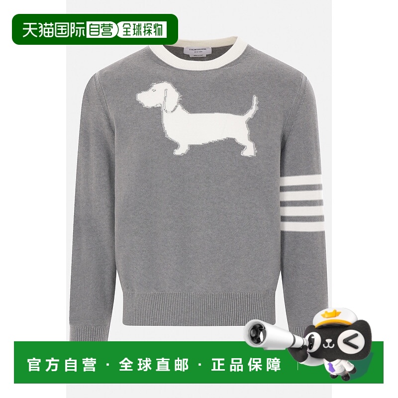 1h可退 香港直邮Thom Browne 汤姆 布朗 男士 图案毛衣 MKA544AY3