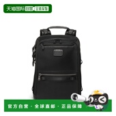Bravo男士 自营欧洲直邮Tumi途明 Alpha 黑色皮革拉链开合双肩包