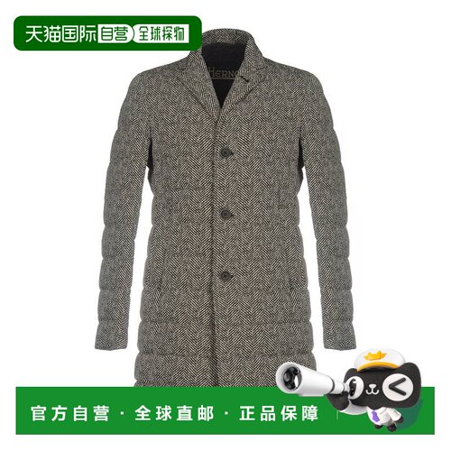 1h可退 香港直邮Herno 男士 Shell 夹克 black黑色 舒适时尚