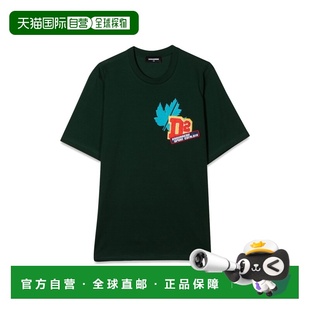 正面贴片 香港直邮DSQUARED2 黑色 DQ1119TD0097DQ560 男童T恤