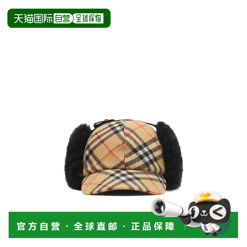1h可退 香港直邮burberry 女士 帽子羊毛
