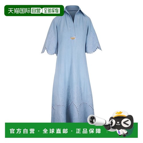 1h可退 香港直邮ZIMMERMANN 女士 Clear 蓝色连衣裙 7216DRS263IC