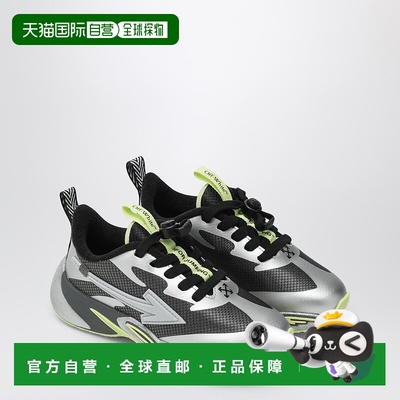 1h可退 香港直邮off-white 男童 For Jumping 深运动鞋(灰/银)童