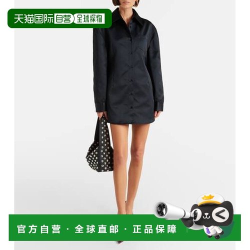 1h可退 香港直邮The Frankie Shop 女士 Akita 缎面衬衫式连衣裙