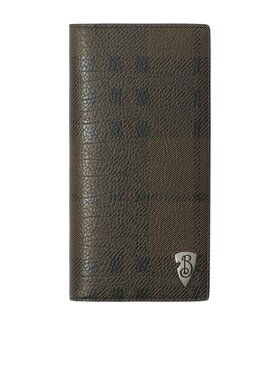 BURBERRY 男士钱包 81029401 AW2024 黑色 B Shield 钱包
