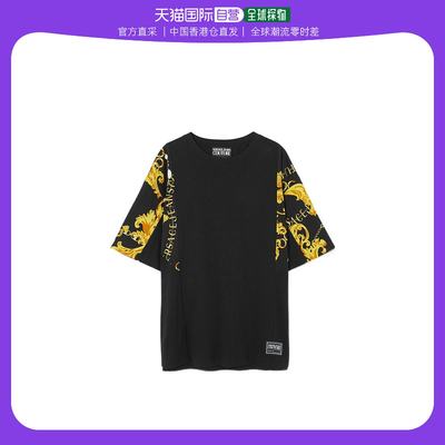 香港直邮Versace Jeans Chain Couture 圆领T 恤 E75GAH619EJS218