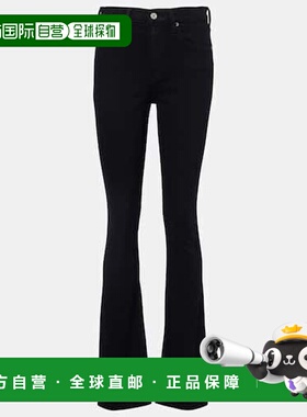 1h可退 香港直邮AGOLDE 女士 Ingram 开衩高腰束腰紧身牛仔裤