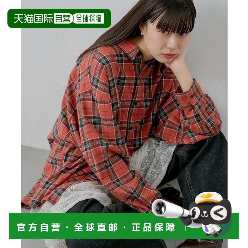 1h可退 日本直邮官方授权 Kastane 【WHIMSIC】酸洗法法兰绒格子