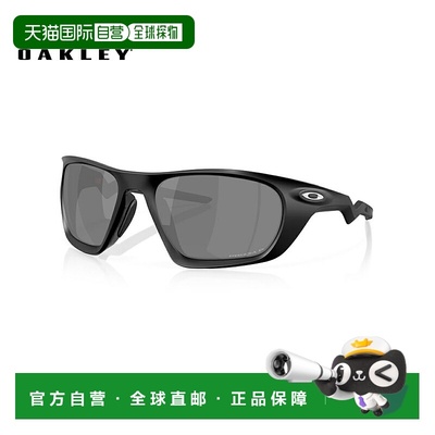 日本直邮OAKLEY LATERALIS 太阳镜男女通用哑光黑/Prizm 黑偏光OO