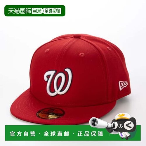日本直邮NEWERA NEW ERA MLB球场系列59FIFTY正品帽子（国民队红