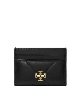 TORY BURCH 女士钱包 154993001 AW2024 黑色 菱格形卡包