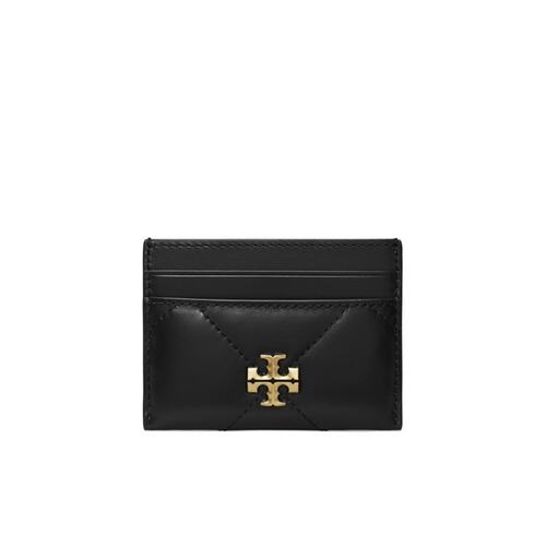 TORY BURCH 女士钱包 154993001 AW2024 黑色 菱格形卡包