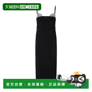 香港直邮PINKO 女士连衣裙 106637A31PZ99 SS2026 黑色 吊带连衣