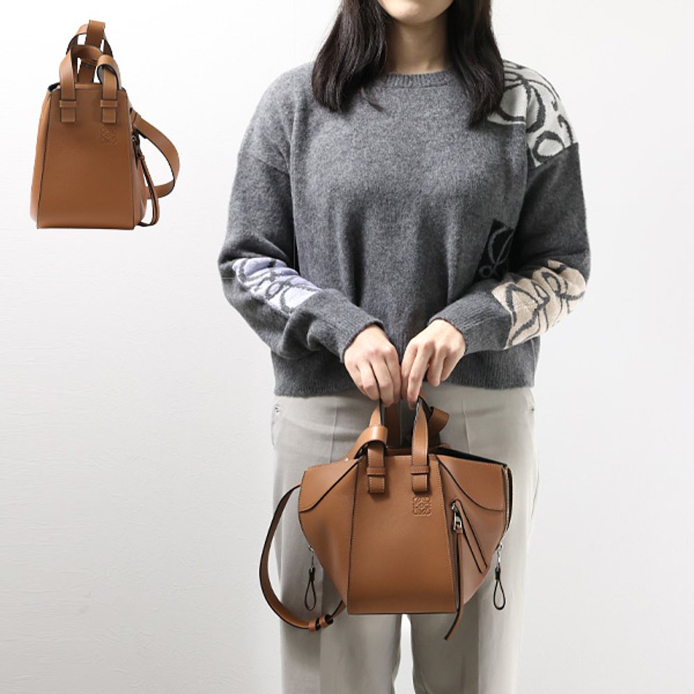 LOEWE HAMMOCK BAG COMPACT 吊床包手提单肩包 2way包皮革女士