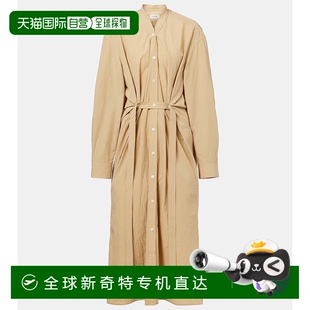 式 女士 束带棉质衬衫 连衣裙新款 香港直邮潮奢 1h可退 Lemaire