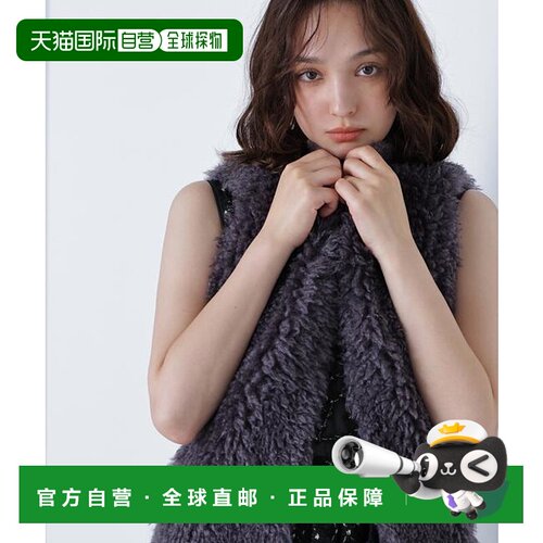 1h可退 日本直邮NATURAL BEAUTY BASIC 卷曲假毛皮大衣皮草