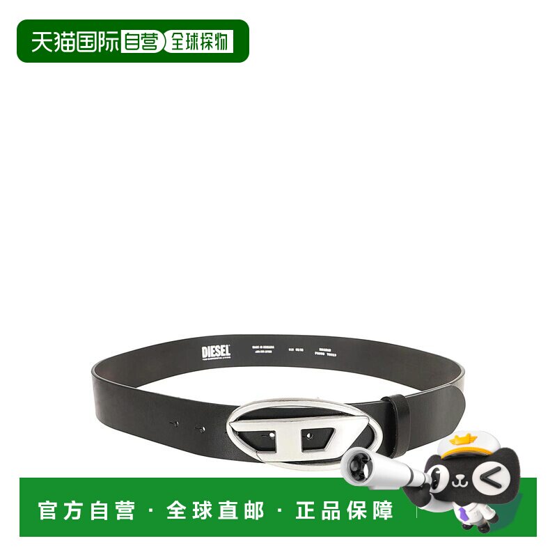 香港直邮DIESEL 男士腰带 X08516PR666T8013BLACK SS2026