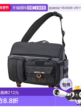 日本直邮Daiwa Tackle Bag HG 邮差包 C 灰橙