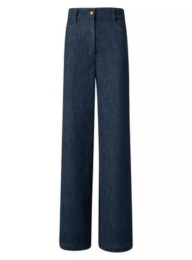 美国直邮akris女士牛仔裤印花时尚透气潮流百搭简约休闲女装下装