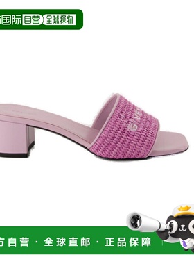 香港直邮GIVENCHY 女士凉鞋 BE306VE1T5510 SS2025 花色 4G heel