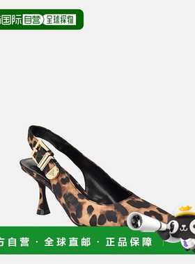 自营guessGinnyy Sling Back Dress Heels - leopard 美国奥莱直