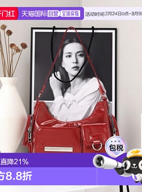 日本直邮日潮 GRL 立体口袋皮革单手提包  tr892单肩包