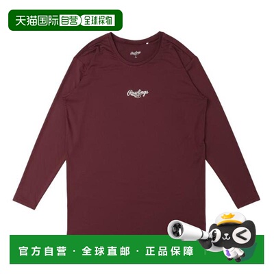 日本直邮Rawlings 球队适用长袖男士棒球打底衫 ASU15S01-ENJ