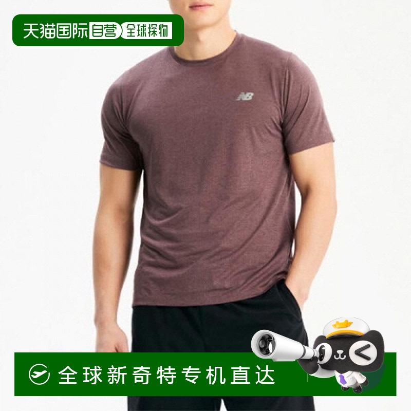 1h可退 韩国直邮newbalance  上装T恤短袖跑步