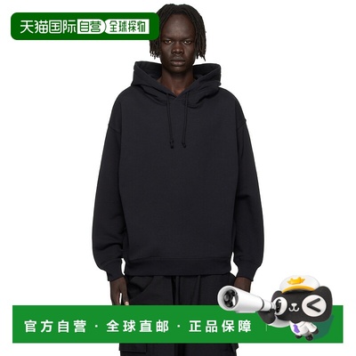 1h可退 香港直邮潮奢 Y-3 男士 黑色印花连帽衫 JX4748 black黑色