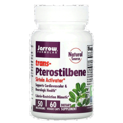 香港直发jarrow formulas反式紫檀芪素食胶囊60粒保健品中老年