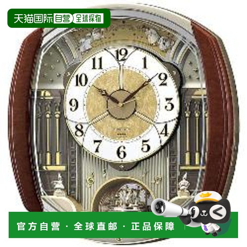 日本直邮Seiko RE564H 电波遥控挂钟 Wave Symphony RE564H新款