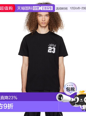 1h可退 香港直邮off-white 男士 黑色 23 T 恤 OMAA027S24JER005