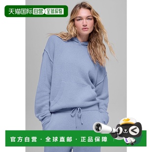 女款 香港直邮alo 卫衣 徽标纯色连帽长袖 yoga