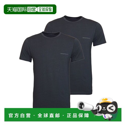 1h可退 香港直邮EMPORIO ARMANI 男士T恤 1112677A717GREY SS2022