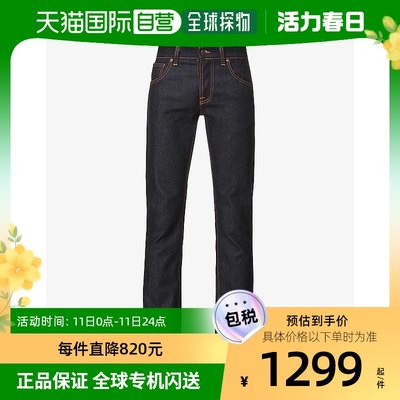 香港直邮潮奢 Nudie Jeans 男士Grim Tim 直筒牛仔裤