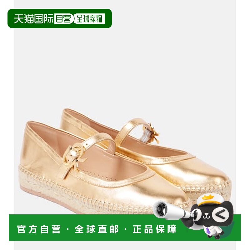 1h可退 香港直邮Gianvito Rossi 吉安维托 罗西 女士 Elda 金属感