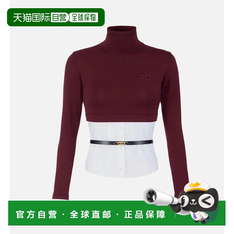 香港直邮ELISABETTA FRANCHI女士针织衫MK14T56E2CM4ROUGENOIRBIA